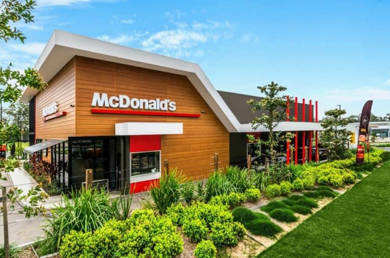 New McDonalds Building and Landscaping